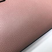 Gucci Convertible Straight Charm In Pink Soft Leather 449659 Size 28x22x12cm  - 5