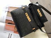 YSL Manhattan Shoulder Bag In Crocodile 579271 Size 24cm  - 4