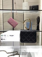 Chanel Jewel Hook Card Holders With Gold Hardware AP2397 Size 11cm - 6