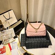 Chanel Bolsa Flap Bag In Pink AS0416 Size 24cm - 1