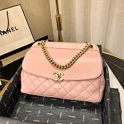 Chanel Bolsa Flap Bag In Pink AS0416 Size 24cm - 3