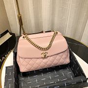 Chanel Bolsa Flap Bag In Pink AS0416 Size 24cm - 6