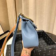 Chanel Bolsa Flap Bag In Blue AS0416 Size 24cm - 6