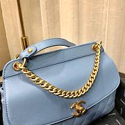 Chanel Bolsa Flap Bag In Blue AS0416 Size 24cm - 5