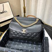 Chanel Bolsa Flap Bag In Black AS0416 Size 24cm - 4