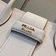 Prada Top Handle Tote Bag With Black Strap 1BG148 Size 34x24x16cm - 5