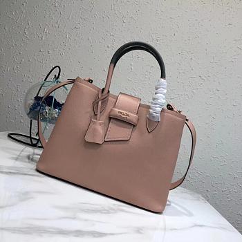 Prada Top Handle Tote Bag In Beige 1BG148 Size 34x24x16cm