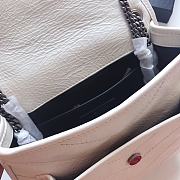 Prada Top Handle Tote Bag In Beige 1BG148 Size 34x24x16cm - 4