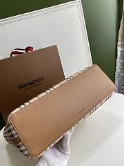 Burberry Reversible London Pale Opal Leather Haymarket Check Size 46x35x30cm - 6