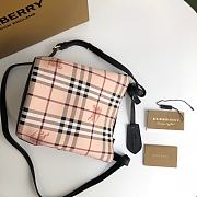 Burberry Hobo Haymarket Size 18.5x15x23.5cm - 6