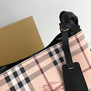 Burberry Hobo Haymarket Size 18.5x15x23.5cm - 4