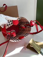 Burberry Hobo In Red Size 18.5x15x23.5cm - 2