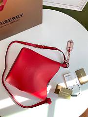 Burberry Hobo In Red Size 18.5x15x23.5cm - 3