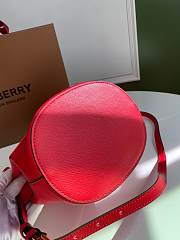 Burberry Hobo In Red Size 18.5x15x23.5cm - 5