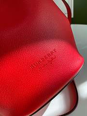 Burberry Hobo In Red Size 18.5x15x23.5cm - 6
