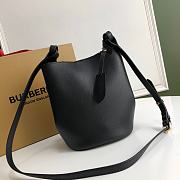 Burberry Hobo In Black Size 18.5x15x23.5cm - 1