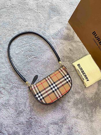 Fendi Vintage Check Cotton Olympia Pouch 