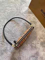 Fendi Vintage Check Cotton Olympia Pouch  - 5