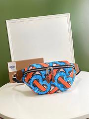 Burberry Vintage Print Canvas Belt Bag Size 31x7.5x16cm - 1