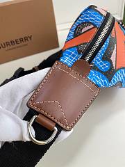 Burberry Vintage Print Canvas Belt Bag Size 31x7.5x16cm - 6