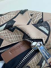 Burberry Vintage Print Canvas Belt Bag In Brown Size 31x7.5x16cm - 3