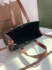 Burberry Portrait Monogram Stripe Small Tote Bag 8024294 Size: 26x11.5x31cm - 3