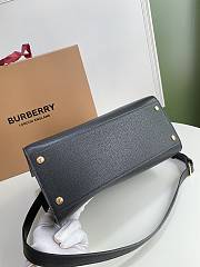Burberry Mini Leather Two-handle Title Bag Size 34x15x25cm - 6