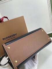 Medium Leather and Vintage Check Two-handle Title Bag Size 32x15x25cm - 3