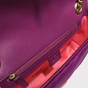 Gucci GG Marmont Small Shoulder Bag Velvet 443497 Size 26x15x7cm - 5