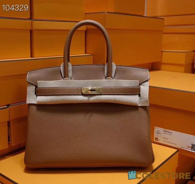 Hermes Birkin 25 In Brown - 1