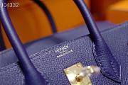 Hermes Birkin 25 In Purple - 4