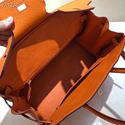 Hermes Birkin 25 In Orange - 4