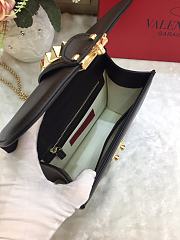 Valentino Garavani Rockstud Shoulder Bag In Black 26cm - 2