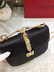 Valentino Garavani Rockstud Shoulder Bag In Black 26cm - 5