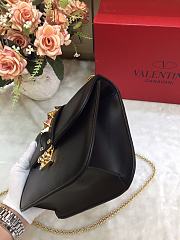 Valentino Garavani Rockstud Shoulder Bag In Black 26cm - 6