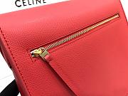 Ceiline Medium Trotteur Bag In Leather Taupe 23 cm - 6