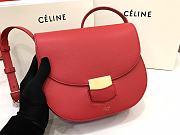 Ceiline Medium Trotteur Bag In Leather Taupe 23 cm - 2