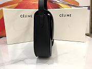 Celine Medium Trotteur Bag In Leather Taupe In Black 23 cm - 4