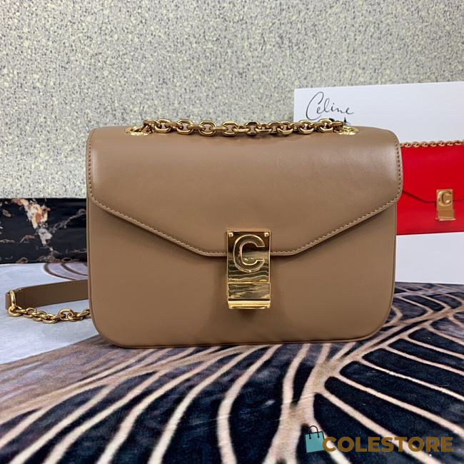 Celine Pre-Owned 2020s C Charm Shoulder Bag 370348 Size 21.5x15x7 cm - 1
