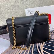 Celine Pre-Owned 2020s C Charm Shoulder Bag In Black 370348 Size 21.5x15x7 cm - 3