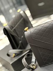 YSL Gaby Satchel In Quilted Lambskin In Black 66886 26×18×5cm - 2