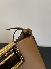 Fendi Way Small Shoulder Bag IN Brown 8BS05  - 6