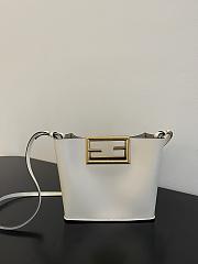 Fendi Way Small Shoulder Bag In White 8BS05  - 1