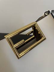 Fendi Way Small Shoulder Bag In White 8BS05  - 5