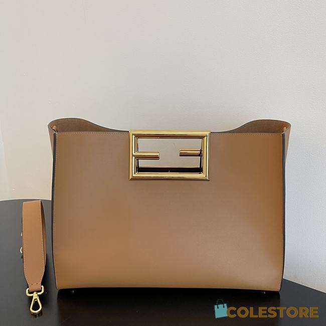 Fendi Way Shoulder Bag In Brown 8BS05  - 1