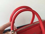 Givenchy Antigona Tote Glazed Medium In Red Size 28x33cm - 6