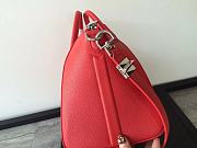 Givenchy Antigona Tote Glazed Medium In Red Size 28x33cm - 5