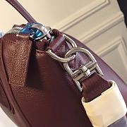 Givenchy Antigona Tote Glazed Medium In Wine 9982  - 5