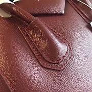 Givenchy Antigona Tote Glazed Medium In Wine 9982  - 2