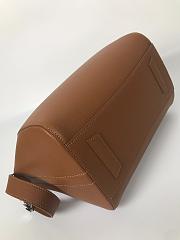 Givenchy Antigona Tote Glazed Medium In Brown 9982 Size 28x33cm - 4
